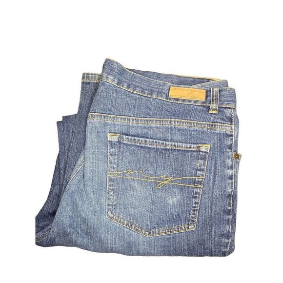 New York And Company Bootcut Sz 14 Petite Jeans Women - Picture 1 of 7